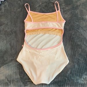 Kiki Yumiko leotard size S baby pink/pink